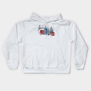 London Design 1 Kids Hoodie